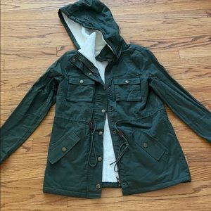 Market & Spruce Lined Cargo Jacket